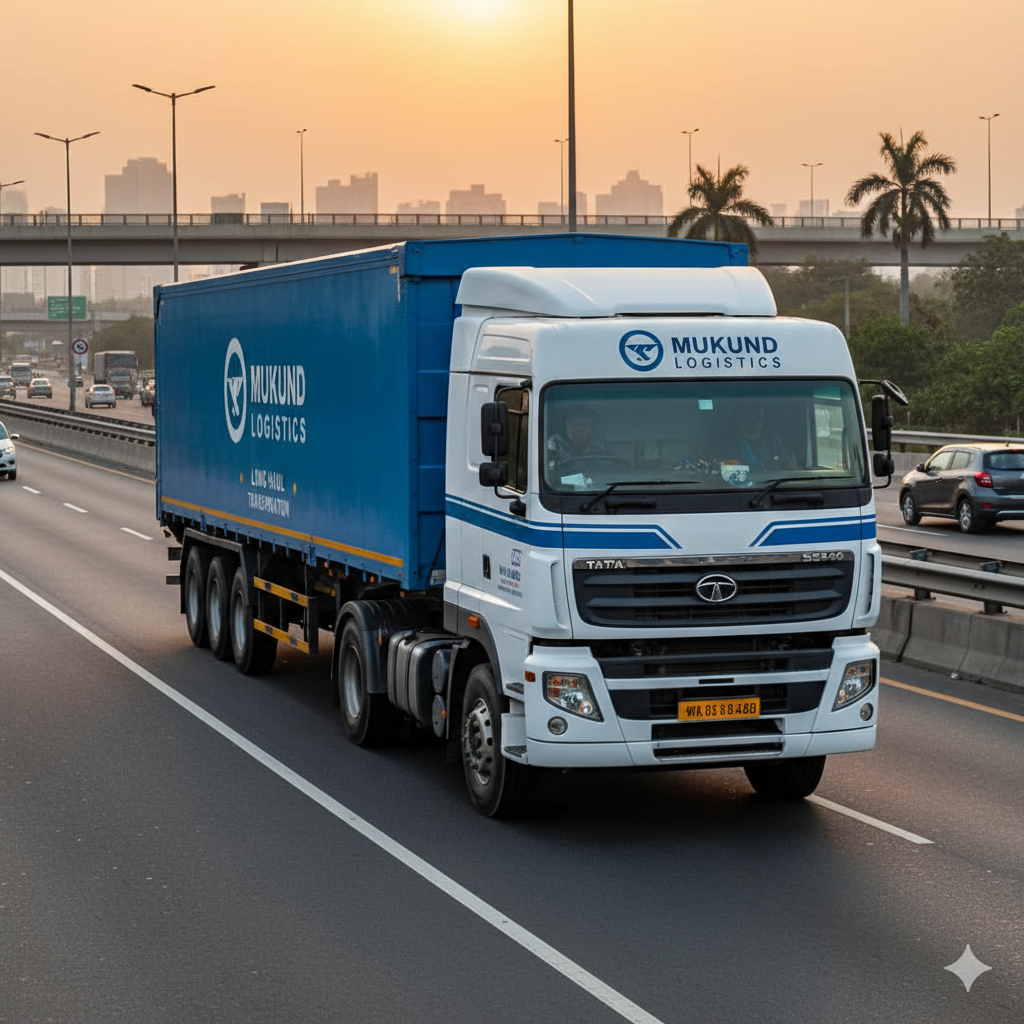 Mukund Logistics Heavy Duty Trucks - Professional logistics vehicle for powerful tata prima and volvo trucks for long-haul transportation and heavy industrial cargo across national highways in india