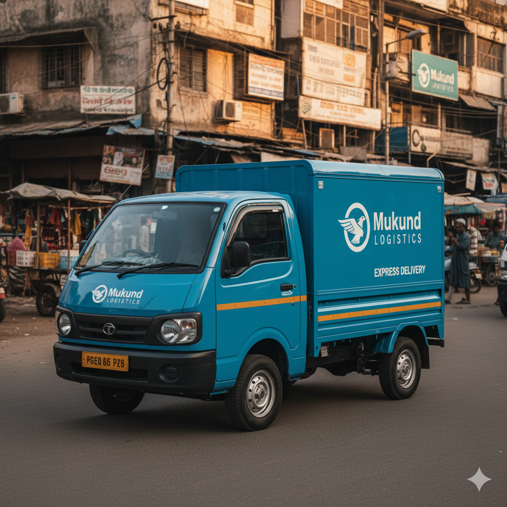 Mukund Logistics Medium Duty Trucks - Professional logistics vehicle for versatile tata 407 and similar trucks for regional distribution and medium-sized cargo across state highways and inter-city routes in india